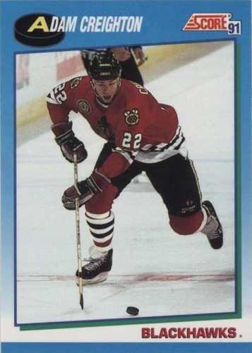 1991-92 Score Canadian - Adam Creighton #485