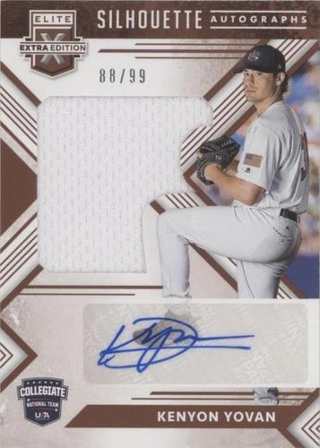 2018 Panini Elite Extra Edition - Kenyon Yovan #UCSA-KY