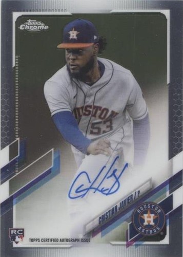 2021 Topps Chrome - Cristian Javier #RA-CJ