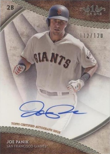 2017 Topps Tier One - Joe Panik #BOA-JPA