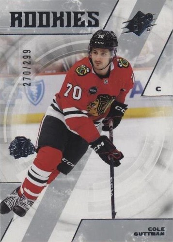 2023-24 SP Authentic Spectrum FX Gold Cole Guttman Rookie /50 #S