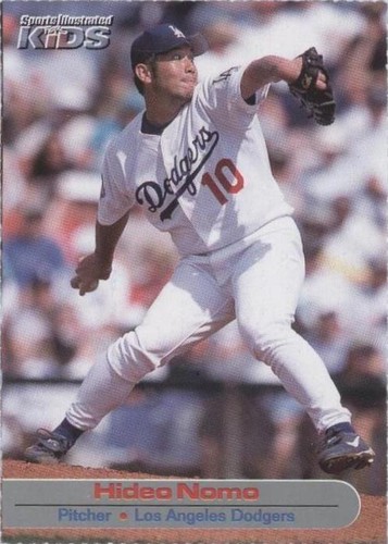 Hideo Nomo sport flix , clear shots, UC 3, rookie 1995 3-d