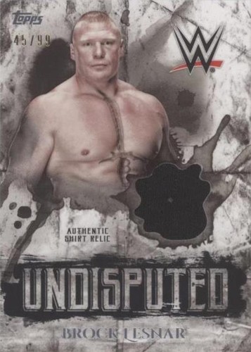 2018 Topps WWE Undisputed - Brock Lesnar #UR-BL