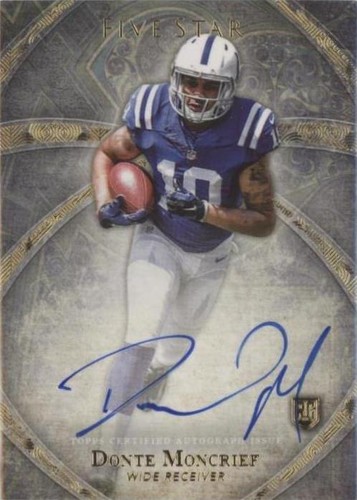 2014 Topps Five Star Donte Moncrief #FSA-DMO
