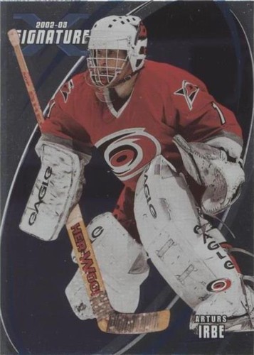 2002-03 In the Game Be A Player Signature Series - Arturs Irbe #143