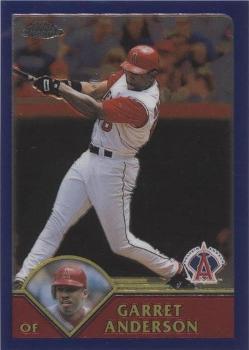 2003 Topps Chrome - Garret Anderson #403