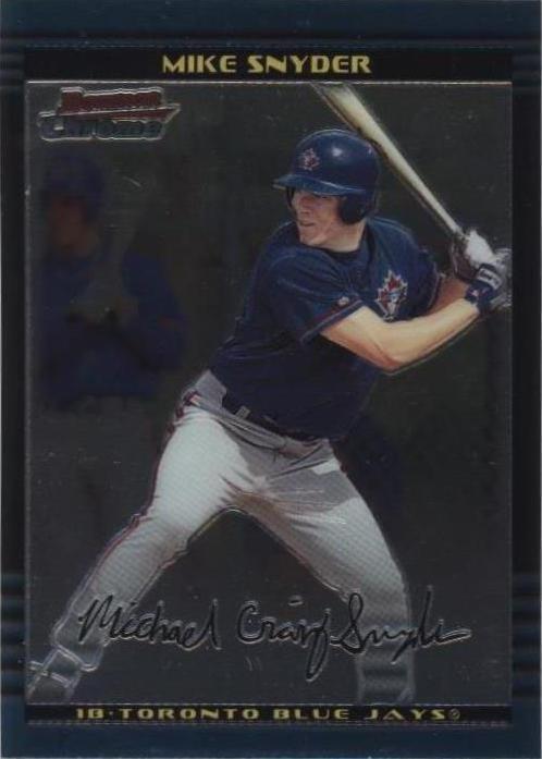 2002 Bowman Chrome - Mike Snyder #176