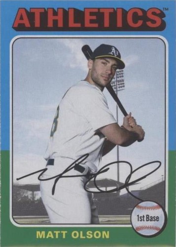 2019 Topps Archives - Matt Olson #105