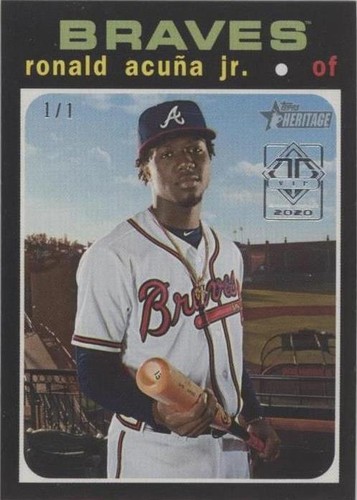 2020 Topps Heritage - Ronald Acuña Jr. #464