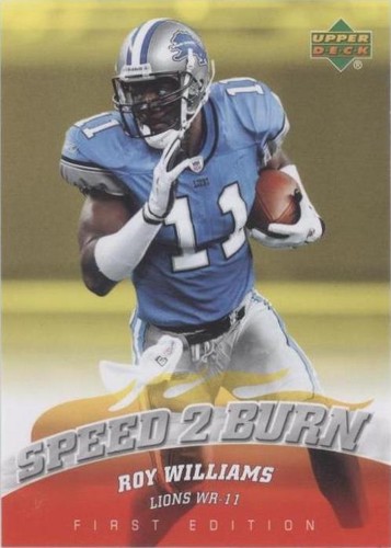 2007 Upper Deck First Edition Roy Williams #SB-WI