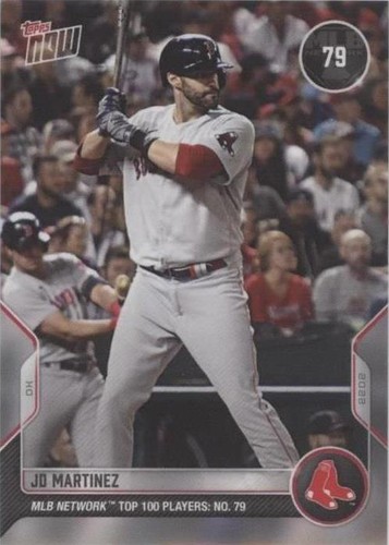 2022 Topps Now MLB Network Top 100 Players - J.D. Martinez #T-79