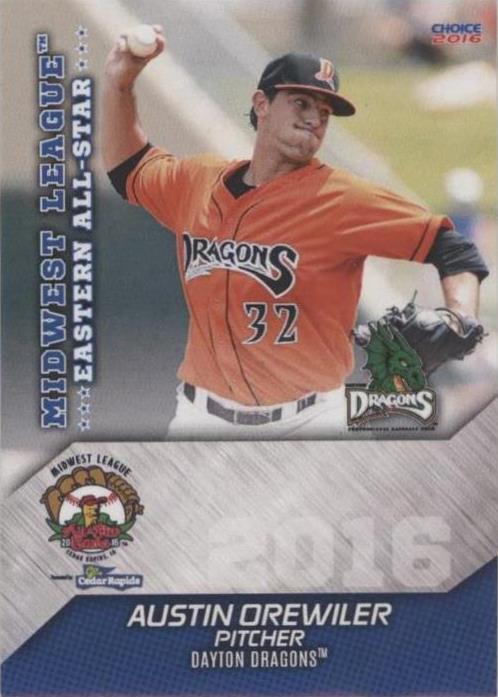 2016 Choice Midwest League All-Stars - Austin Orewiler #35