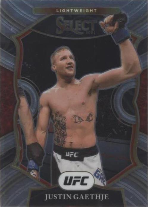 UFC　ジャスティン・ゲイジー　サインカード UFC ジャスティン・ゲイジー サインカード 2022 Panini Select