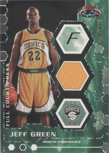 2007-08 Topps Stadium Club - Jeff Green #FCPR-JG