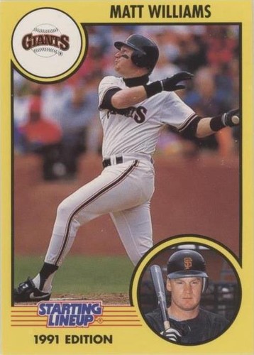 1991 Starting Lineup Cards - Matt Williams #9