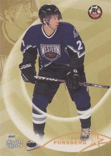 2002-03 In the Game Be A Player All-Star Edition - Peter Forsberg #24