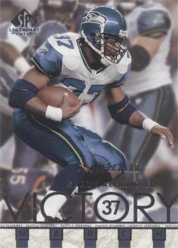2002 SP Legendary Cuts Shaun Alexander #100