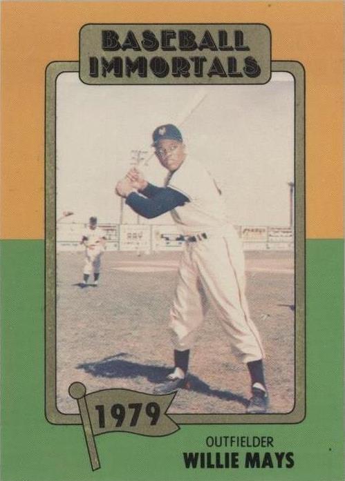 1980-84 SSPC Baseball Immortals 1st Printing - Willie Mays #168