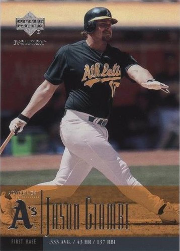 2001 Upper Deck Evolution - Jason Giambi #3