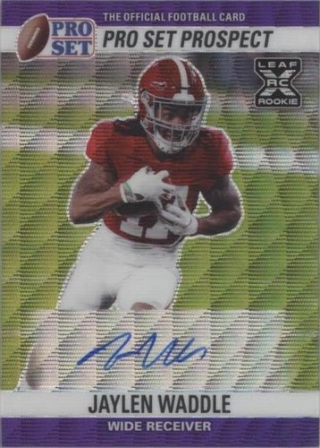 2021 Leaf Pro Set Metal Jaylen Waddle #PA-3