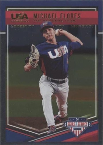 2018 Panini USA Baseball Stars & Stripes Longevity - Michael Flores #62