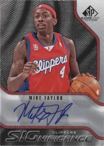 2009-10 SP Game Used - Mike Taylor #S-MT