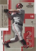 2004 Fleer Genuine Insider - Jim Thome #37
