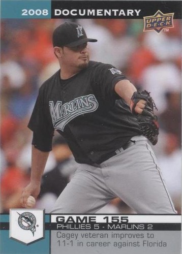 2008 Upper Deck Documentary - Ricky Nolasco #4654