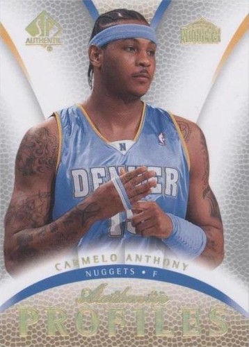 2007-08 SP Authentic - Carmelo Anthony #AP-23