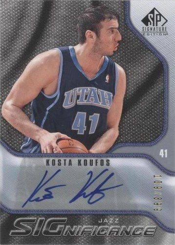 2009-10 SP Signature Edition Basketball Trading Cards