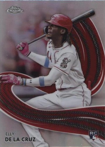 ELLY DE LA CRUZ RC ON CARD AUTO BLUE REFRACTOR /150🔥2024