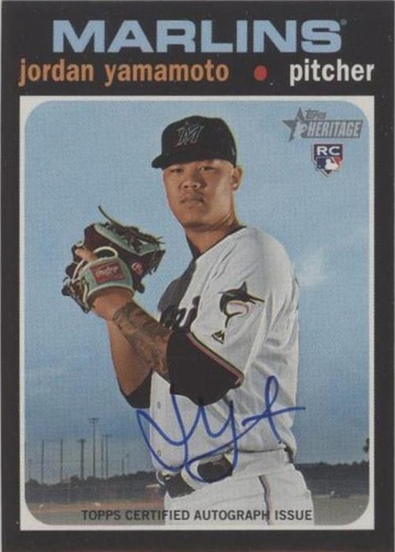 2020 Topps Heritage - Jordan Yamamoto #ROA-JY