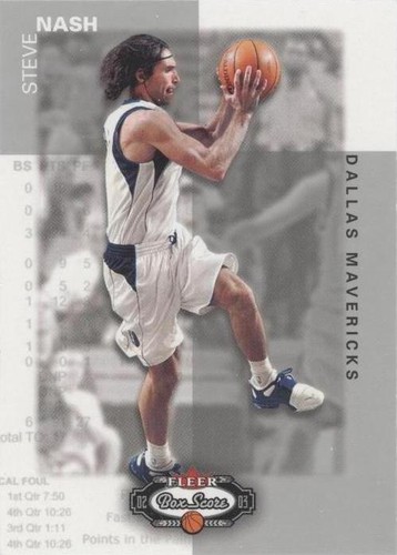 2002-03 Fleer Box Score - Steve Nash #19