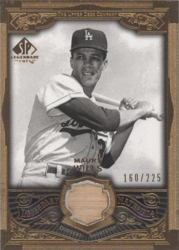 2006 SP Legendary Cuts - Maury Wills #LM-MW
