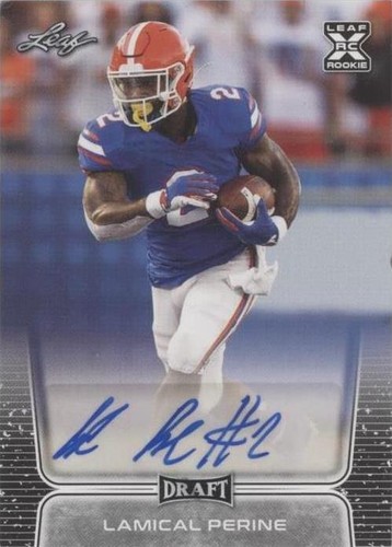 2020 Leaf Draft La'mical Perine #BA-LP1