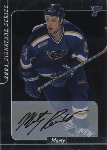 2000-01 In the Game Be A Player Signature Series - Marty Reasoner #61