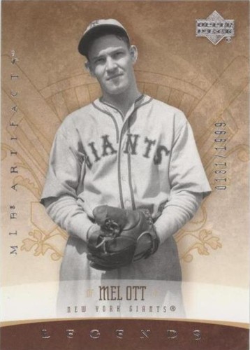 2005 Upper Deck Artifacts - Mel Ott #179