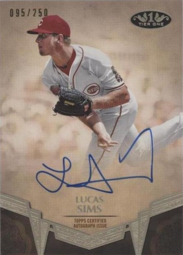 2019 Topps Tier One - Lucas Sims #BA-LS