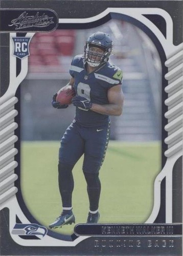 1of1 nfl kenneth walker Ⅲ seahawks auto 2024 Panini Absolute Kenneth Walker III Draft Diamonds Patch