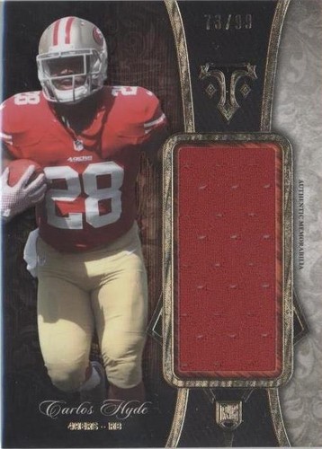 2014 Topps Triple Threads Carlos Hyde #TTRJR-34
