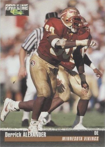 1995 Classic Pro Line Derrick Alexander #323
