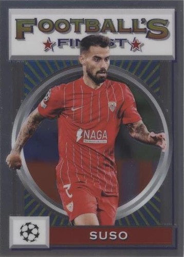 2021-22 Topps Finest Flashbacks UCL Suso #165