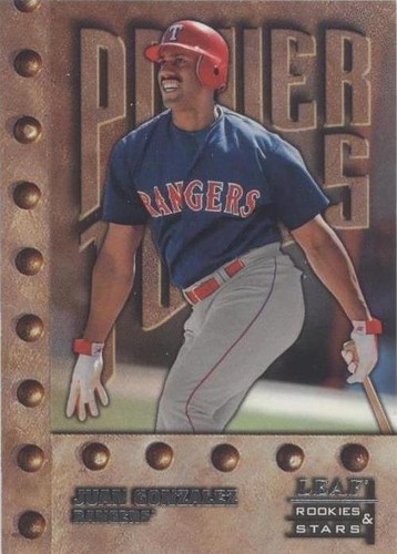 1998 Leaf Rookies & Stars - Juan González #154