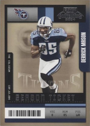 2004 Playoff Contenders Derrick Mason #95