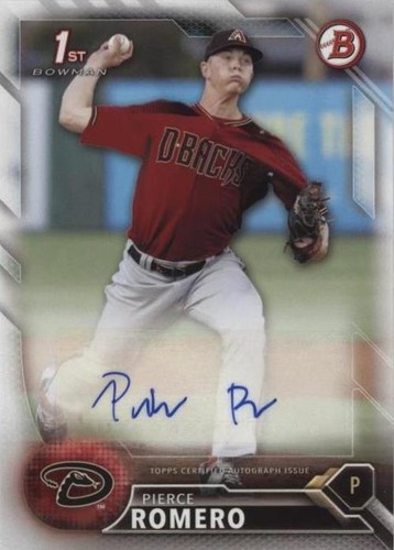 2016 Bowman - Pierce Romero #PA-PR