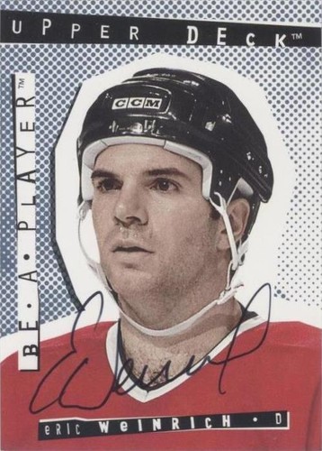 1994-95 Upper Deck Be a Player - Eric Weinrich #139