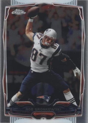 2014 Topps Chrome Rob Gronkowski #82