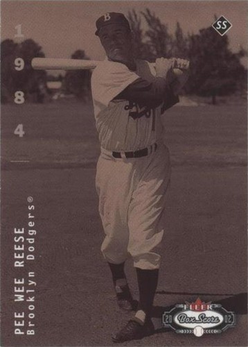 2002 Fleer Box Score - Pee Wee Reese #285