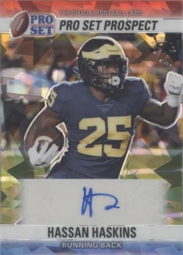 2022 Leaf Pro Set Metal Hassan Haskins #90-HH1