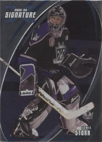 2002-03 In the Game Be A Player Signature Series - Jamie Storr #033